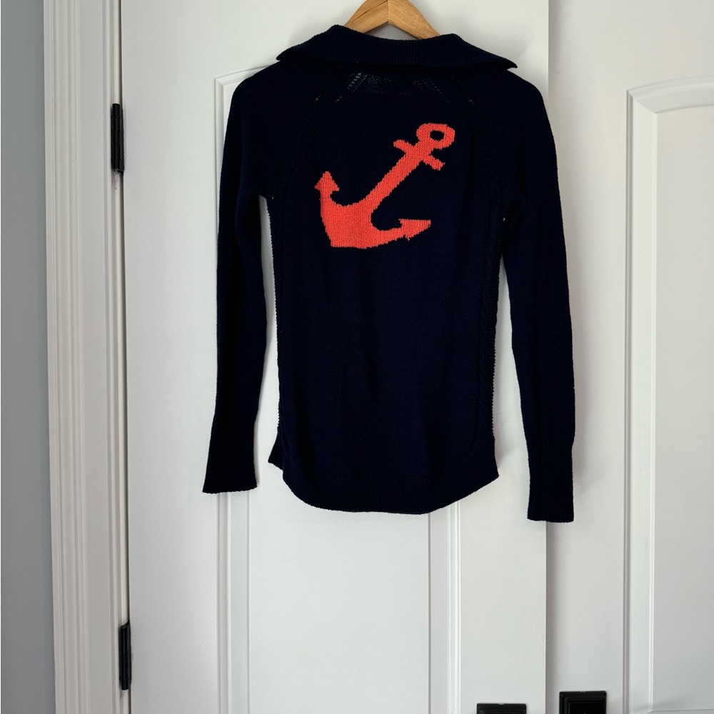 Lily Pulitzer anchor pullover sweater, size xs